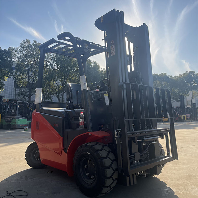 Forklift Listrik Mini 2 Tahap Asam Timbal 2,5 Ton Efisiensi Tinggi