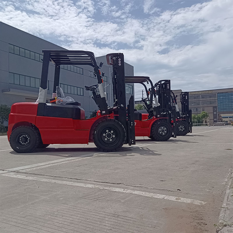 Forklifts Leictreach 3500kg frithchothromaithe don Tionscal L&aacute;imhse&aacute;la &Aacute;bhar