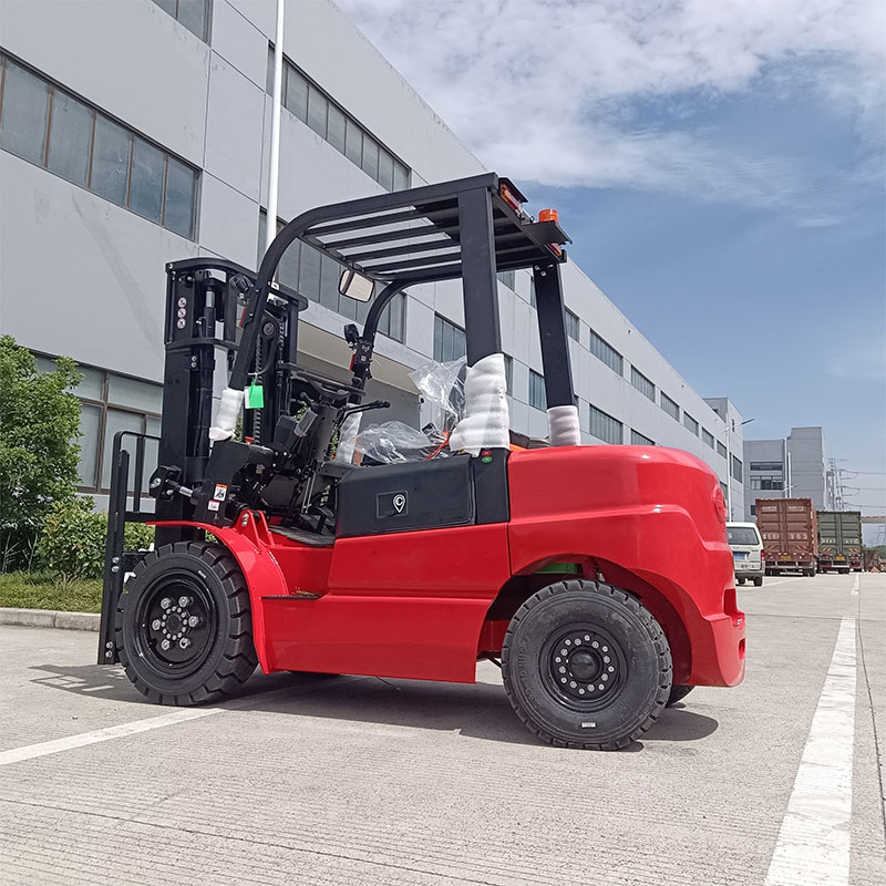Forklifts Leictreach 3500kg frithchothromaithe don Tionscal L&aacute;imhse&aacute;la &Aacute;bhar