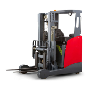 Duduk Warehouse Forklift Truk Jangkauan Listrik Portabel Portabel