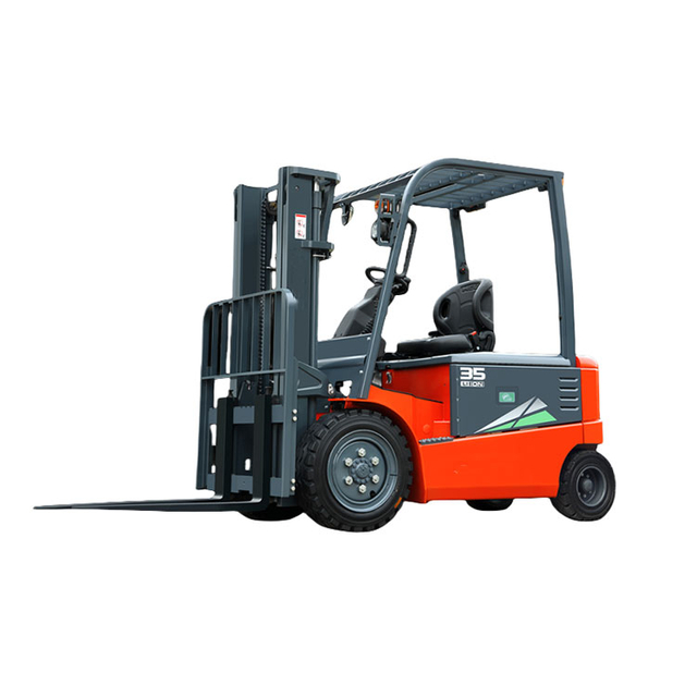 Tilpasset industriell motvekt elektrisk 3,5 tonns litiumbatteri gaffeltruck