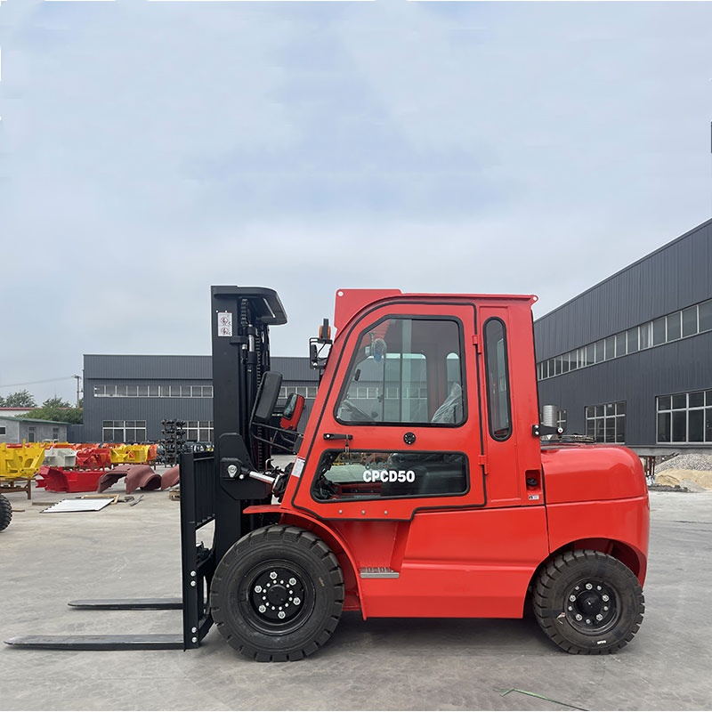 Ağır Hizmet CPCD50 CE Fabrika Doğrudan Satış 5 Tonluk Dizel Forklift
