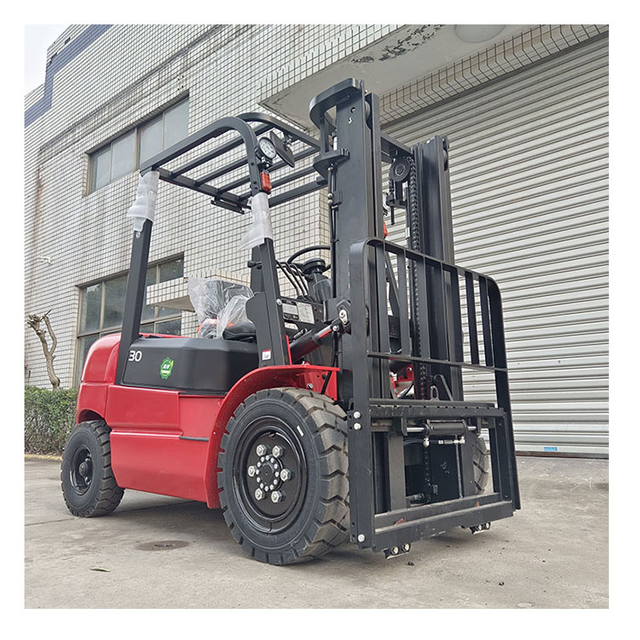 Gudang Ladang Kilang Baharu 3 tan trak forklift Diesel dengan Prestasi Tinggi